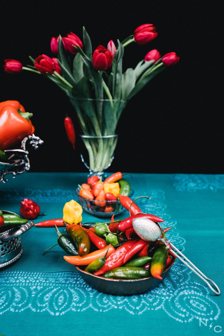 Mesa de pimentas - Still